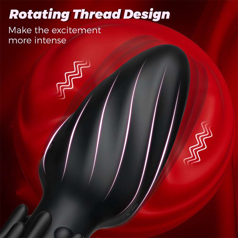 APP - Controlled Rotating Anal Plug 9 Modes Waterproof Quiet