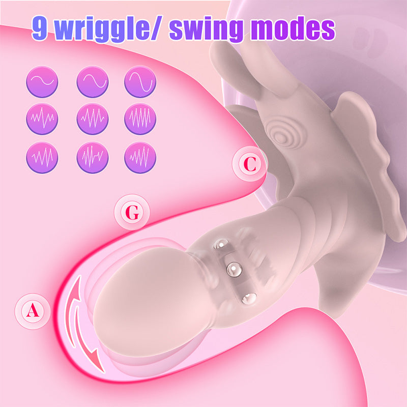 Wearable Butt Plugs 5.94 inch 9 vibrating modes