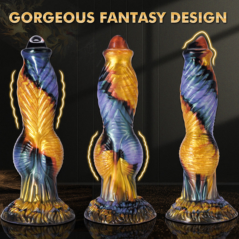 Phoenix-Creature Cocks Vibrating Dildo with Remote