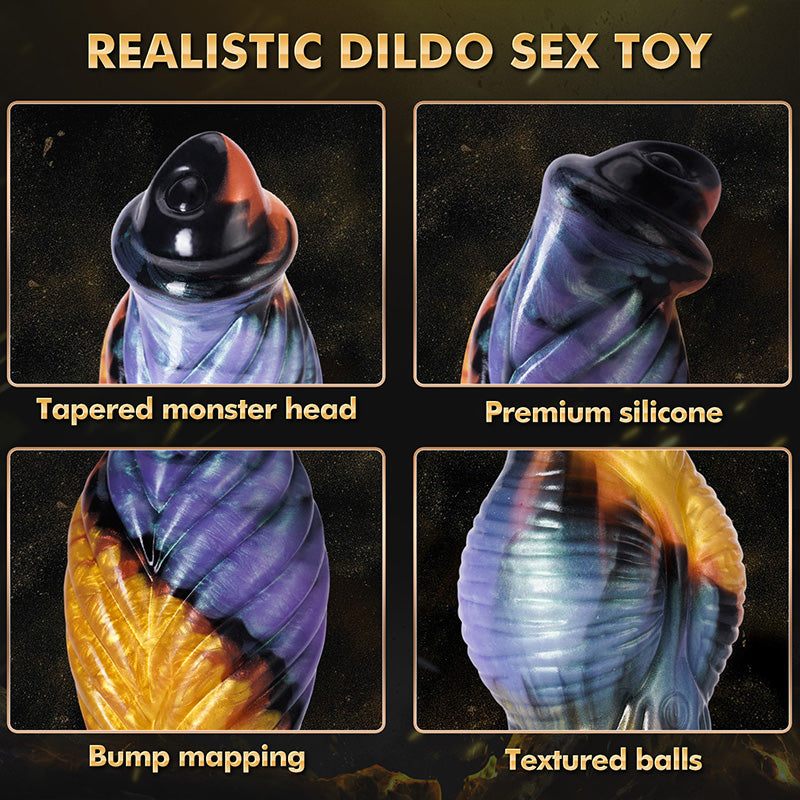 Phoenix-Creature Cocks Vibrating Dildo with Remote