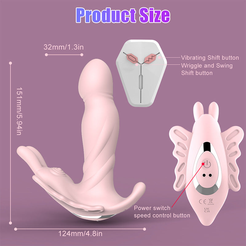 Wearable Butt Plugs 5.94 inch 9 vibrating modes
