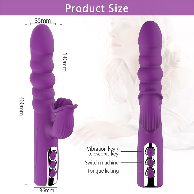 5 Licking 8 Vibrating modes vibrator for women