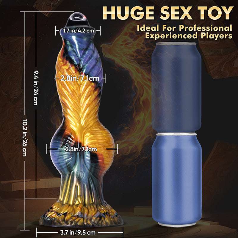 Phoenix-Creature Cocks Vibrating Dildo with Remote
