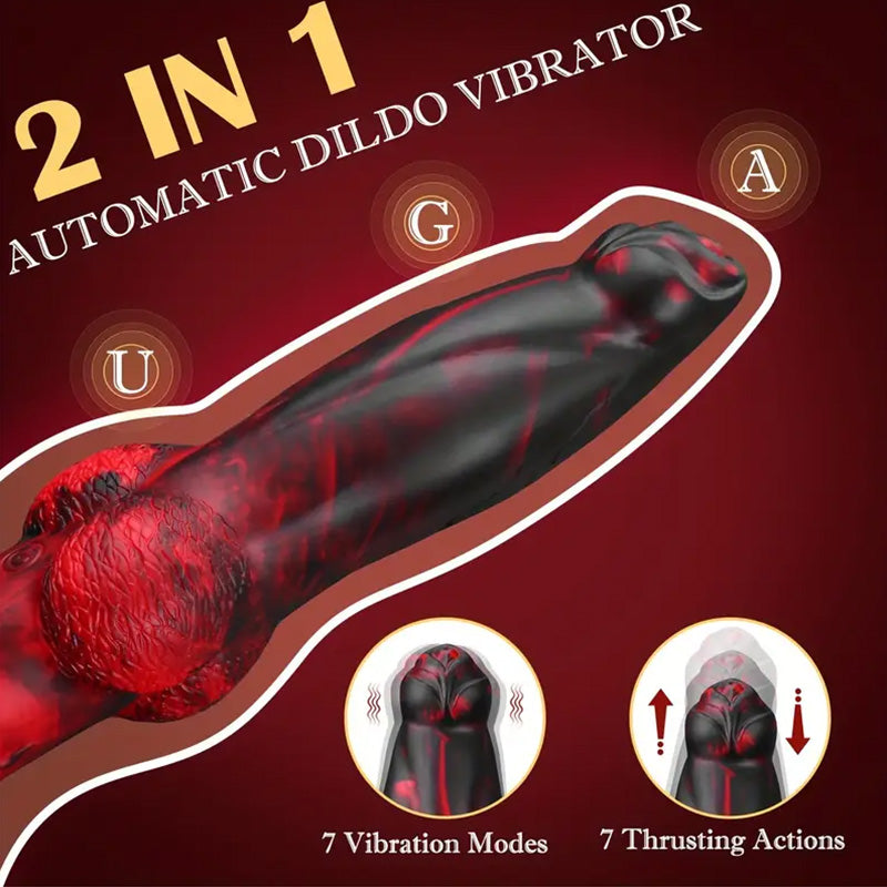 Fire Dragon 2 in 1 automatic dildo