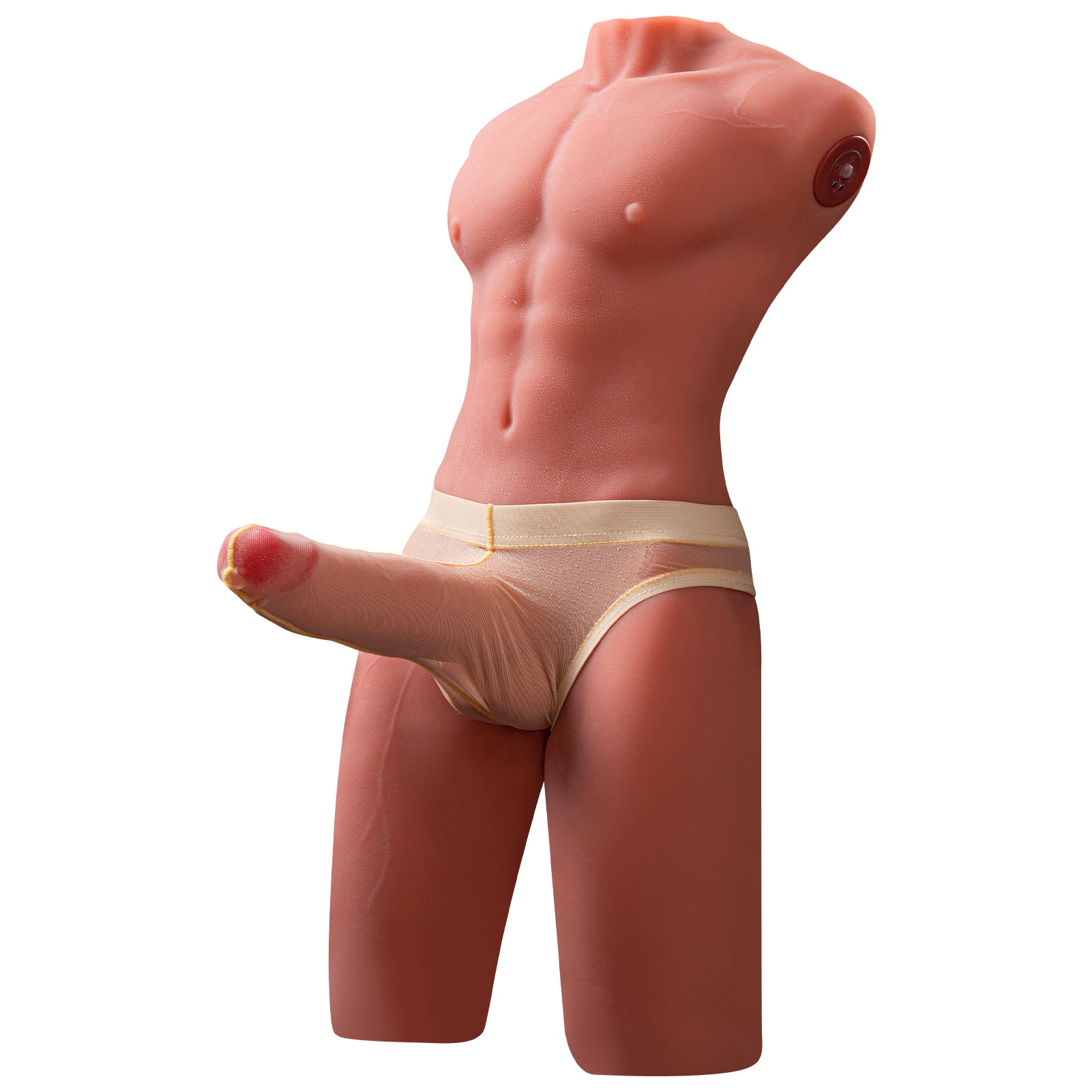 Johnson 17.63LB with 6.69in Vibrating Dildo and Realistic Muscle Torso