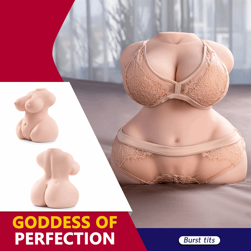 Bob Realistic 12.1LB Big Boobs BBW Torso Sex Doll [Us Stock]