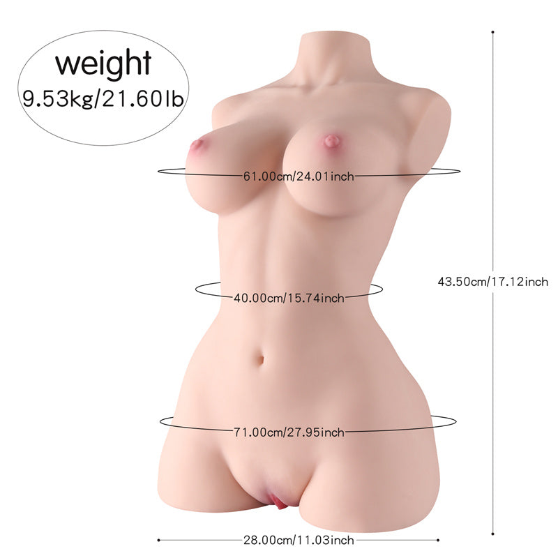 Hermosa Sexy 21.6LB Seductive Lifesize Torso Sexdoll [Us Stock]