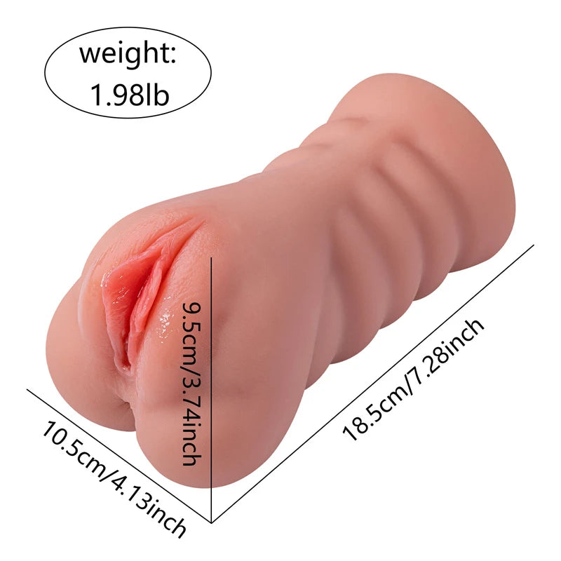 Ramarr Vibrating Masturbator Realistic 2.20LB Sex toy [Us Stock]