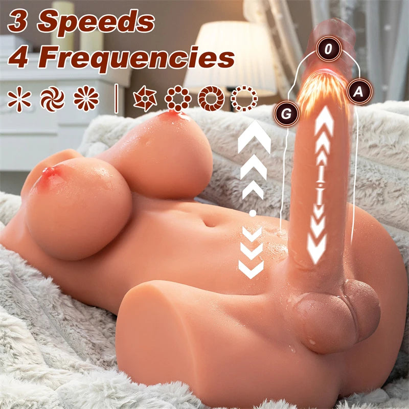 Meg 16.82LB Shemale Affordable Torso Love Dolls [Us Stock]