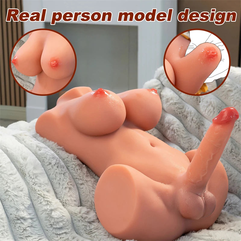 Meg 16.82LB Shemale Affordable Torso Love Dolls [Us Stock]