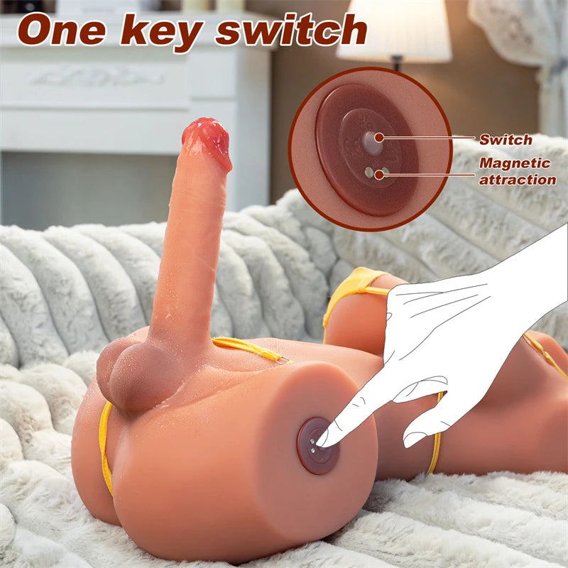 Meg 16.82LB Shemale Affordable Torso Love Dolls [Us Stock]