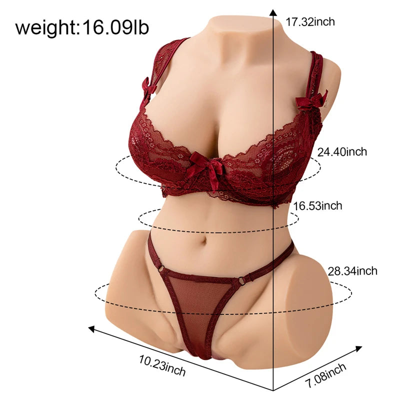Meg 17.64LB Petite Sexy Seductive Torso Adult Dolls [Us Stock]