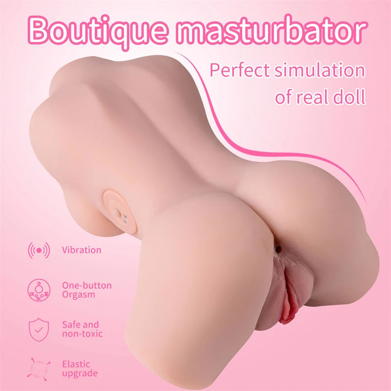 Susie 5.29LB Vibrating Fair Torso Love Doll [Us Stock]