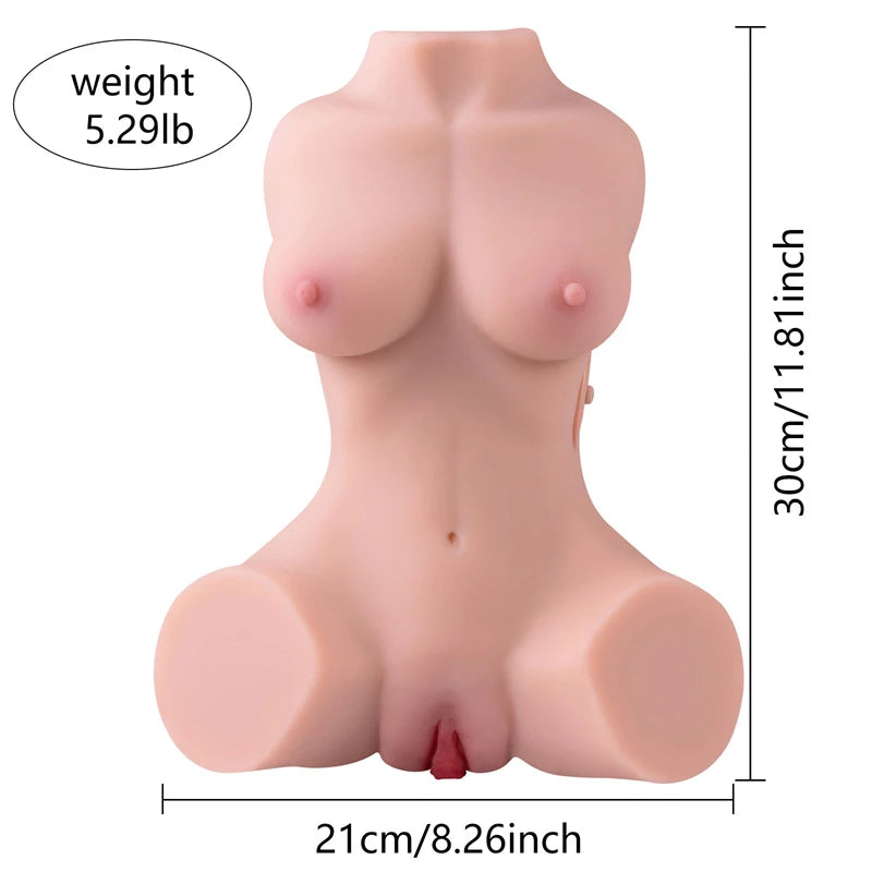 Susie 5.29LB Vibrating Fair Torso Love Doll [Us Stock]