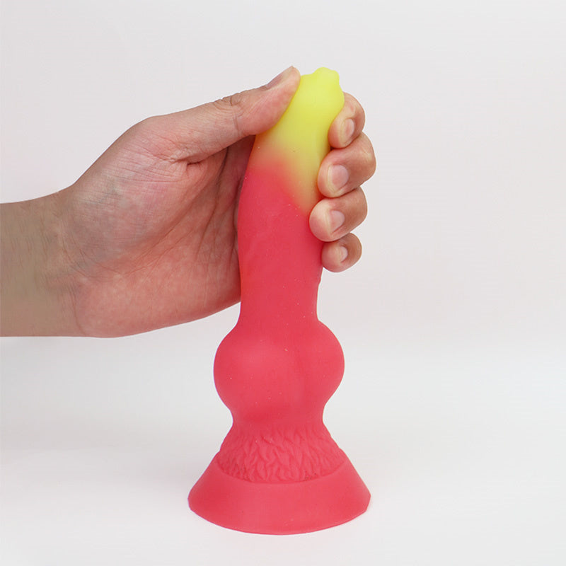 Pyrofin Gradient Colors Monster Sex Toy Cheap Fantasy Dildos