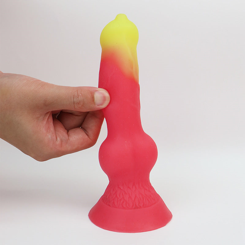 Pyrofin Gradient Colors Monster Sex Toy Cheap Fantasy Dildos