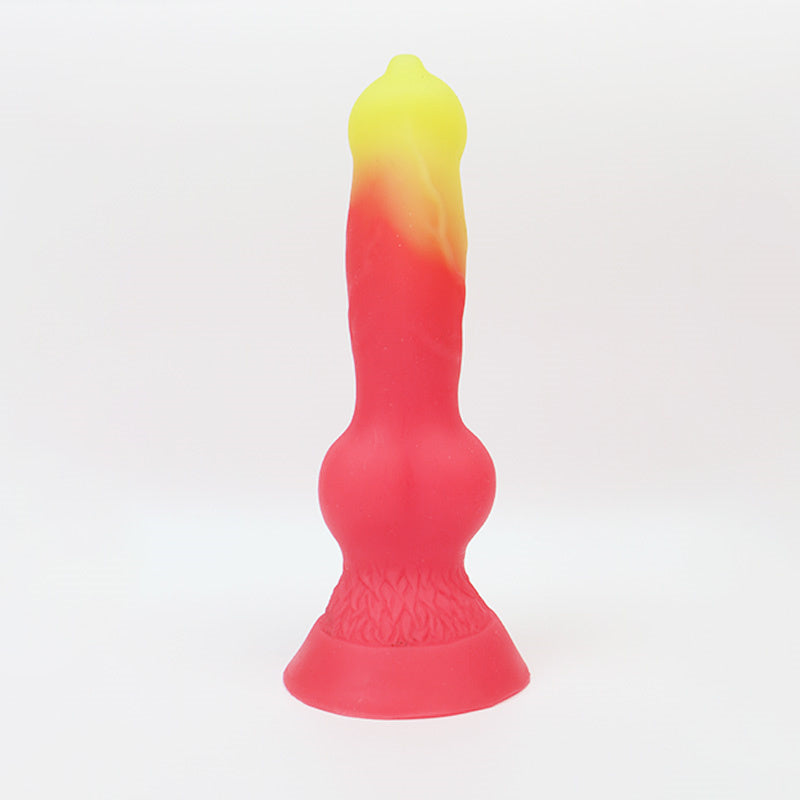 Pyrofin Gradient Colors Monster Sex Toy Cheap Fantasy Dildos