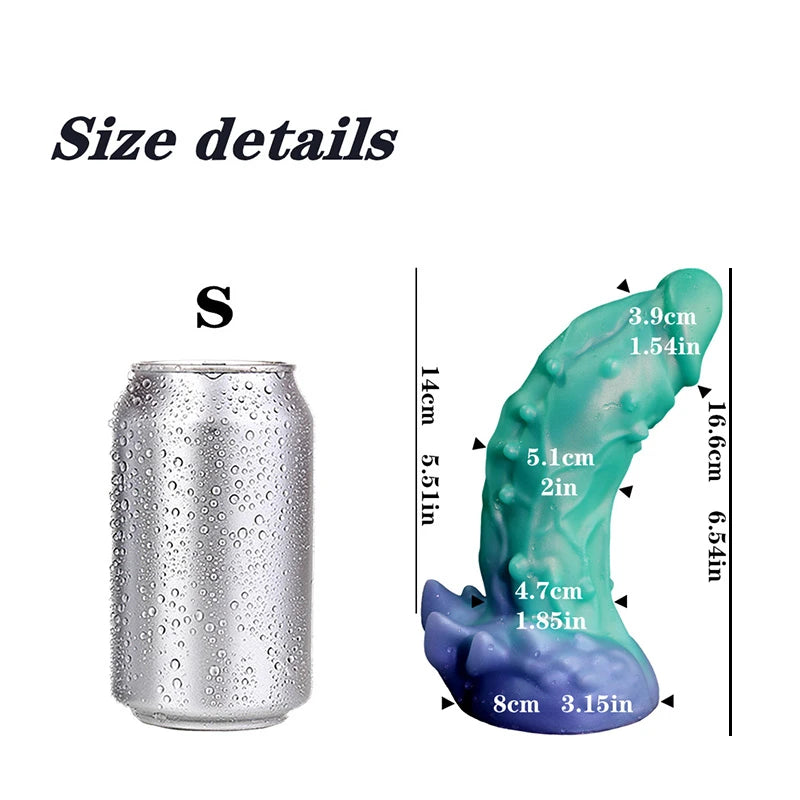 Kael Vortex 6.54in Capricorn Alien Fantasy Creature Dildos