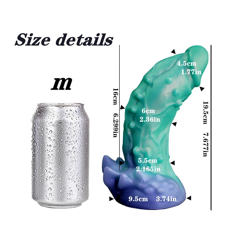 Kael Vortex 6.54in Capricorn Alien Fantasy Creature Dildos
