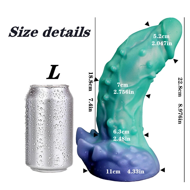 Kael Vortex 6.54in Capricorn Alien Fantasy Creature Dildos