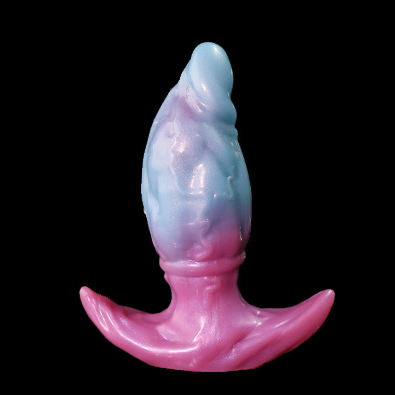 Coralyn Two-Color Gradient Design Fantasy Silicone Anal Toys
