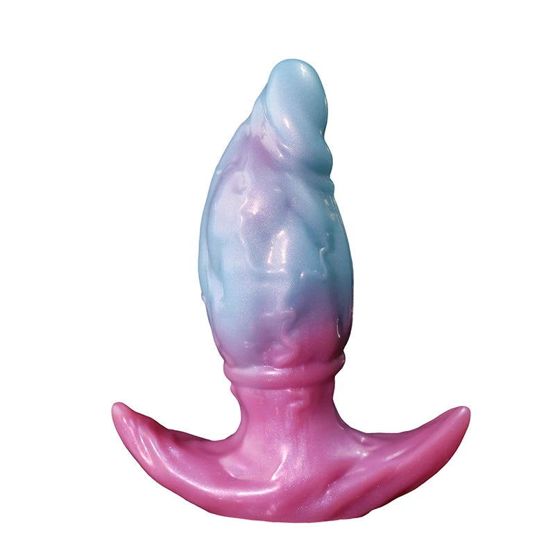 Coralyn Two-Color Gradient Design Fantasy Silicone Anal Toys