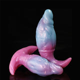 Coralyn Two-Color Gradient Design Fantasy Silicone Anal Toys