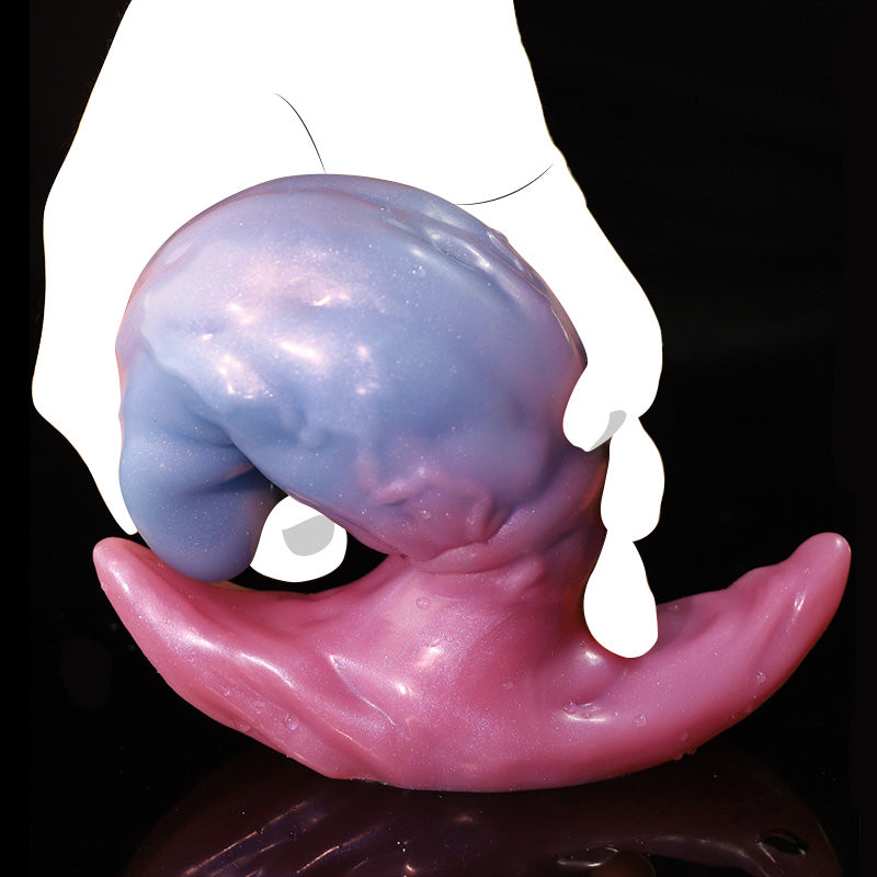 Coralyn Two-Color Gradient Design Fantasy Silicone Anal Toys