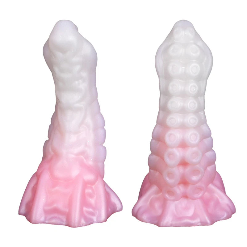 Jax Lumin 4.96in Luminous Fat Hands Realistic Fantasy Monster Dildos