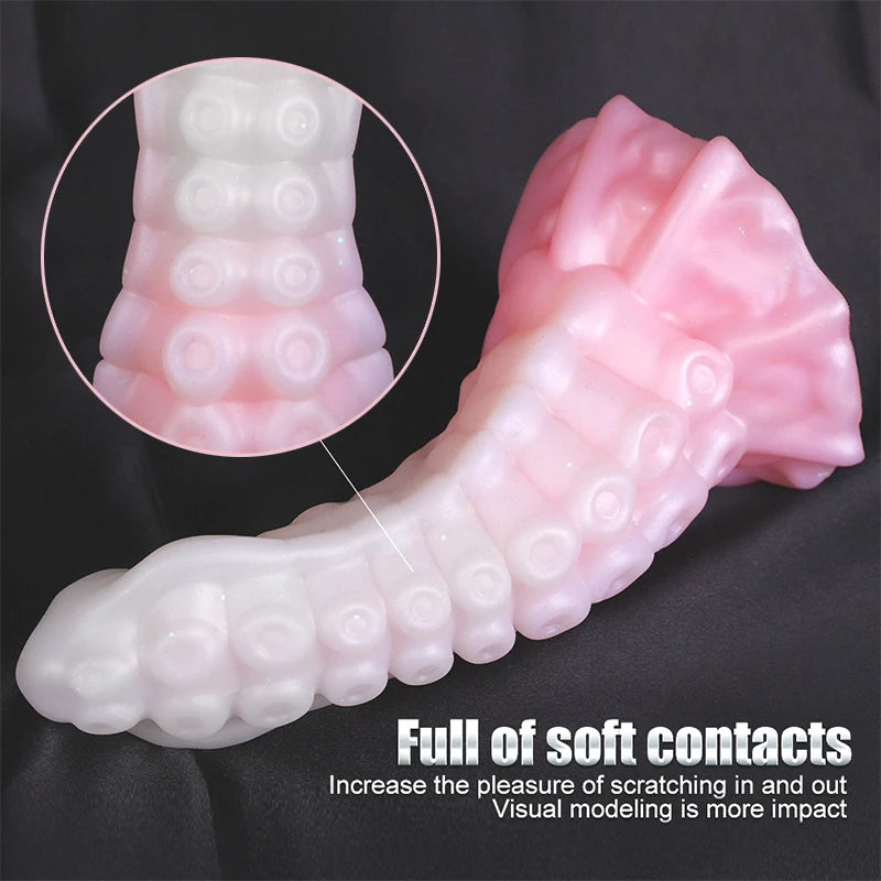 Jax Lumin 4.96in Luminous Fat Hands Realistic Fantasy Monster Dildos