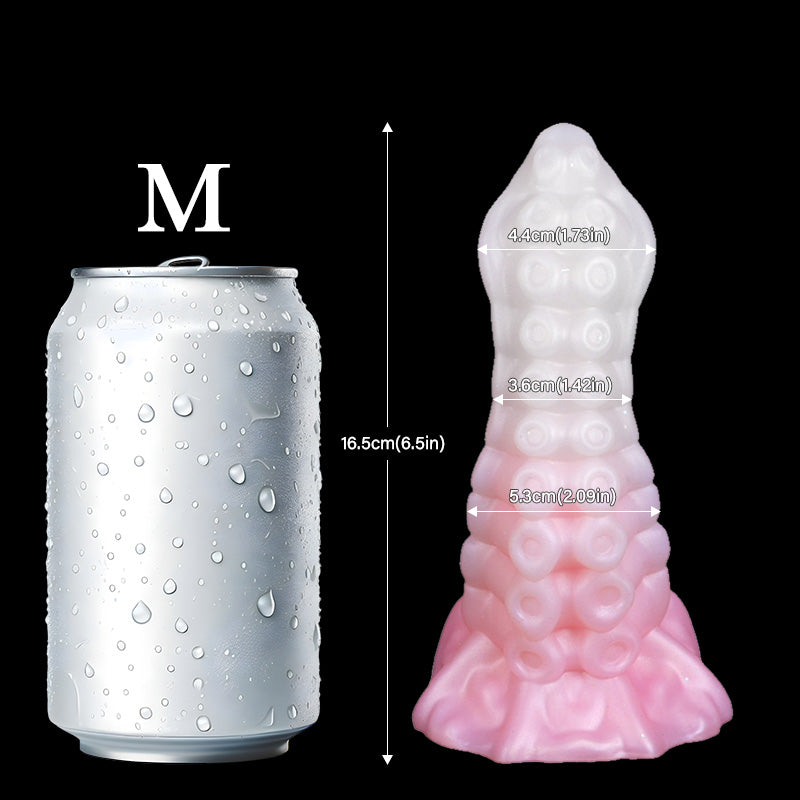 Jax Lumin 4.96in Luminous Fat Hands Realistic Fantasy Monster Dildos