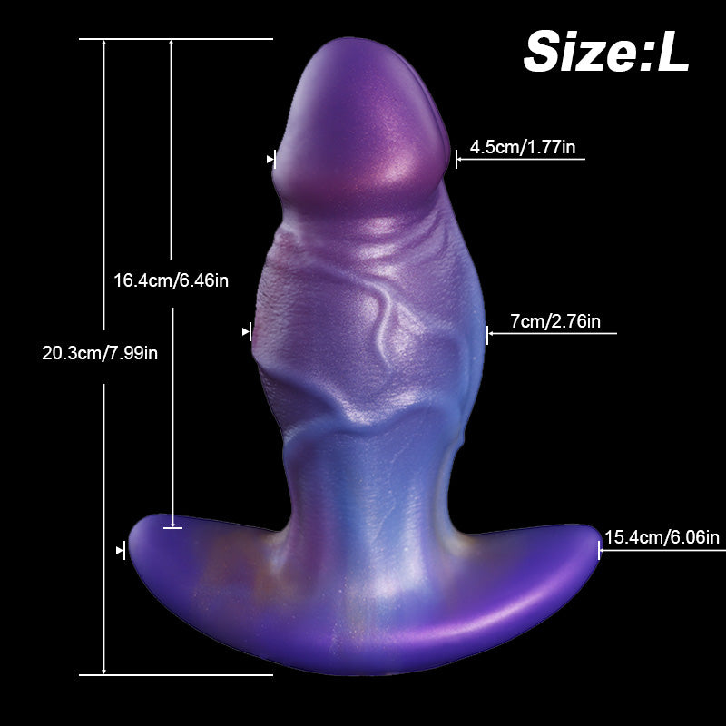 Zane Prism 5.79in Colorful Monk Lifelike Big Fantasy Anal Toy