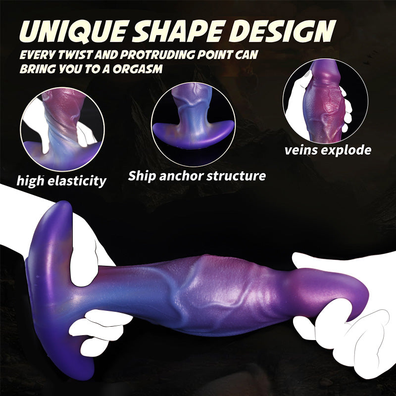 Zane Prism 5.79in Colorful Monk Lifelike Big Fantasy Anal Toy