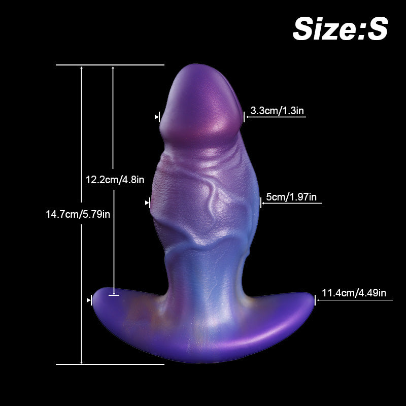 Zane Prism 5.79in Colorful Monk Lifelike Big Fantasy Anal Toy