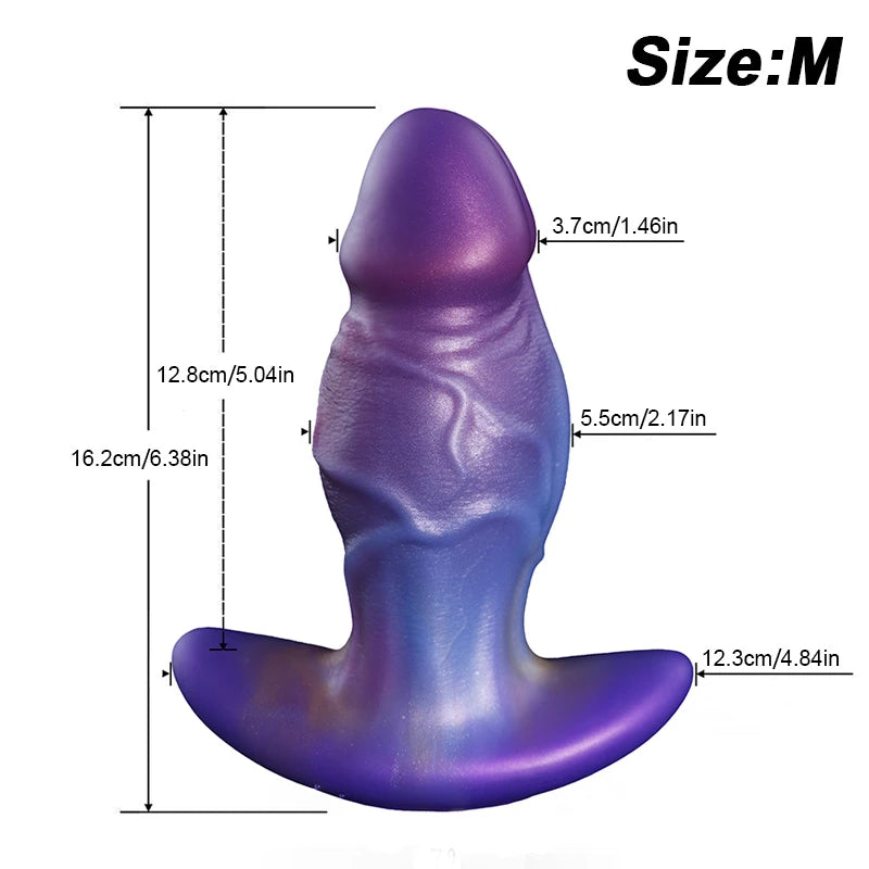 Zane Prism 5.79in Colorful Monk Lifelike Big Fantasy Anal Toy