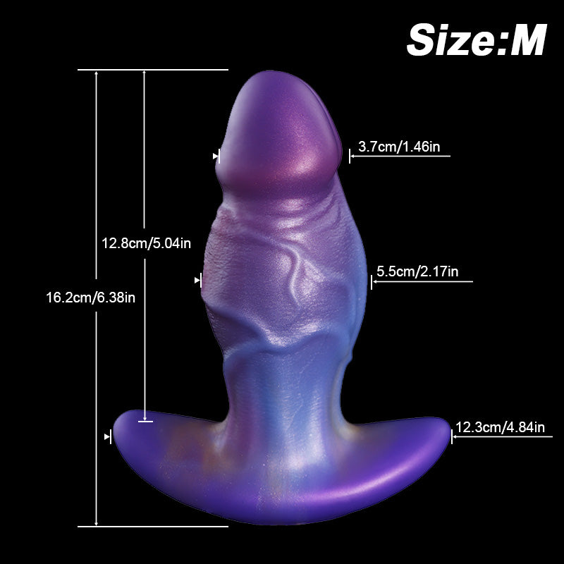Zane Prism 5.79in Colorful Monk Lifelike Big Fantasy Anal Toy
