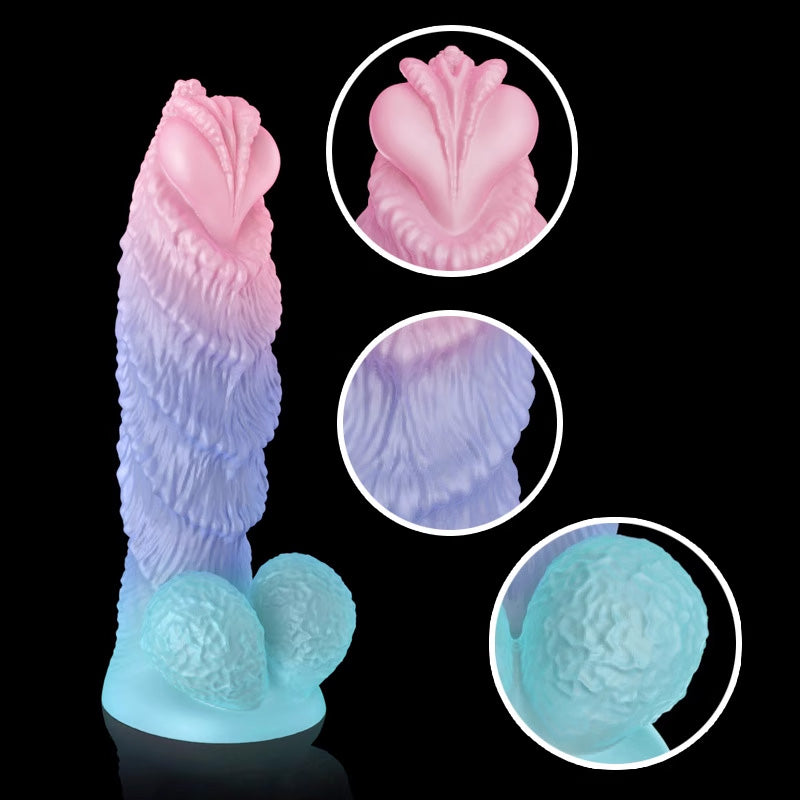 Darius Ridge 5.91in Concave & Convex Penis Tight Monster Fantasy Dildos