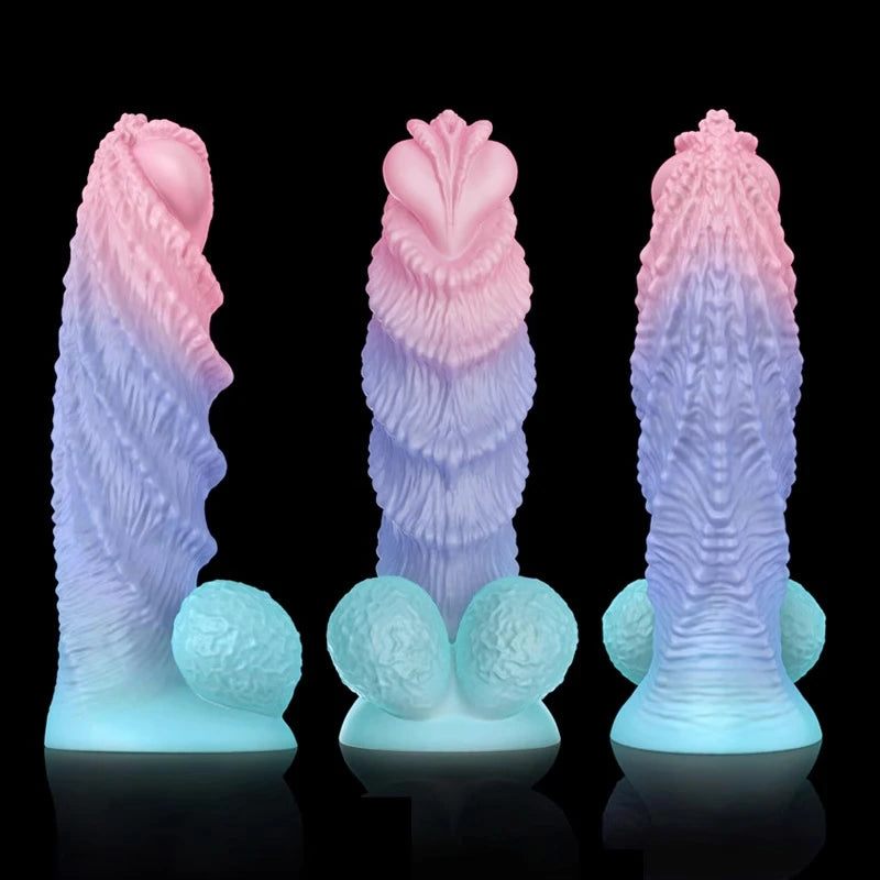 Darius Ridge 5.91in Concave & Convex Penis Tight Monster Fantasy Dildos