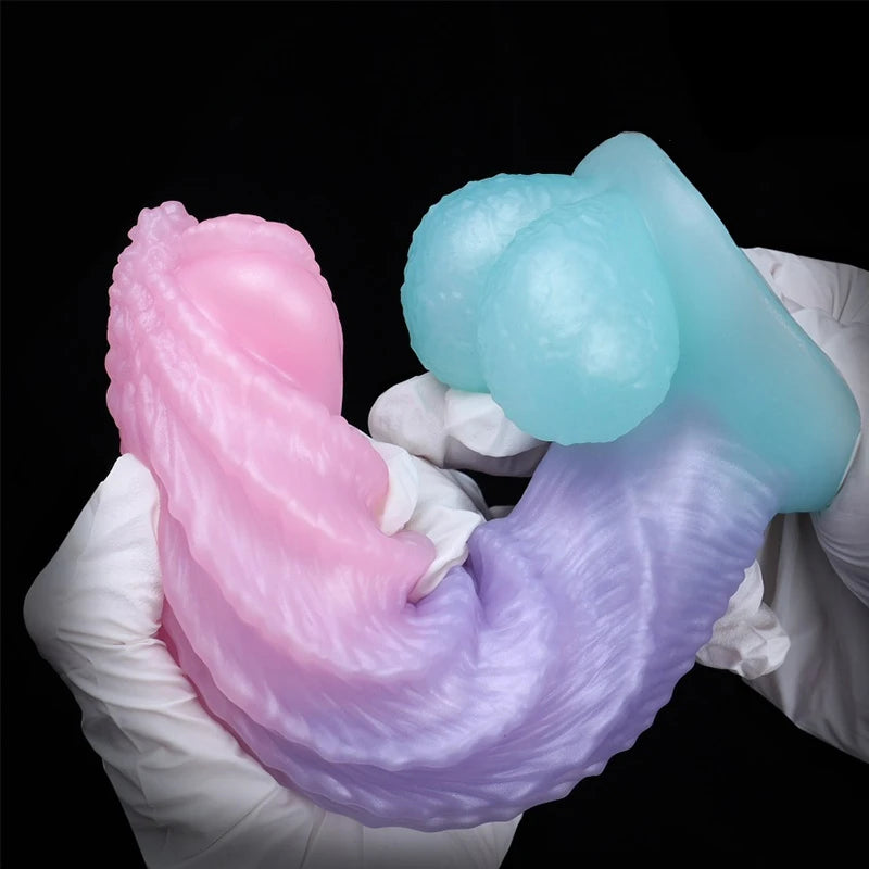 Darius Ridge 5.91in Concave & Convex Penis Tight Monster Fantasy Dildos