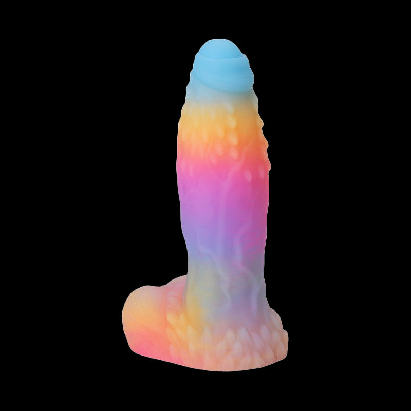 Orin Aurora 5.83in Colorful Luminous Silicone Cheap Fantasy Dildos