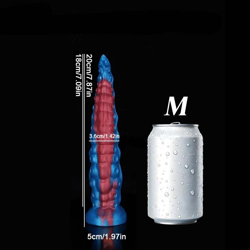 Cosmo Tentac 5.51in Space Octopus Soft Fantasy Silicone Dildo