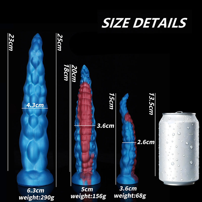 Cosmo Tentac 5.51in Space Octopus Soft Fantasy Silicone Dildo
