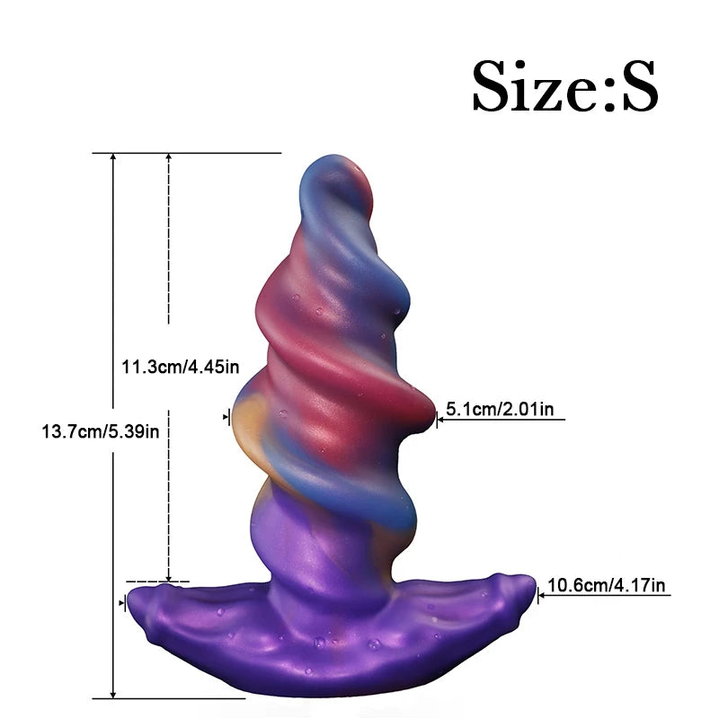 Kyre Spike 5.39in Ecstasy Nails Jiggly Adult Fantasy Anal Toys