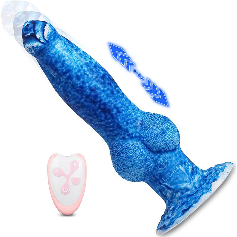 Girthy Fire Dragon Automatic Dildo