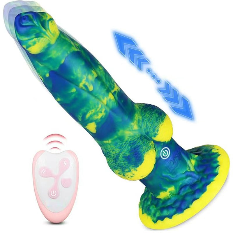 Girthy Fire Dragon Automatic Dildo