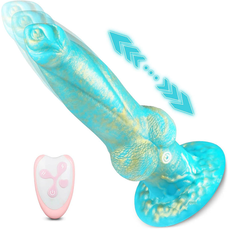 Girthy Fire Dragon Automatic Dildo