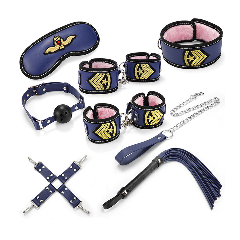 BDSM Beginner Role Play Toy, Sex Bondage Kits 8 Pcs