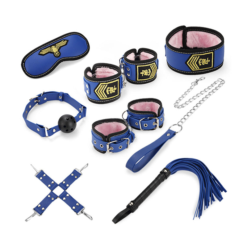 BDSM Beginner Role Play Toy, Sex Bondage Kits 8 Pcs