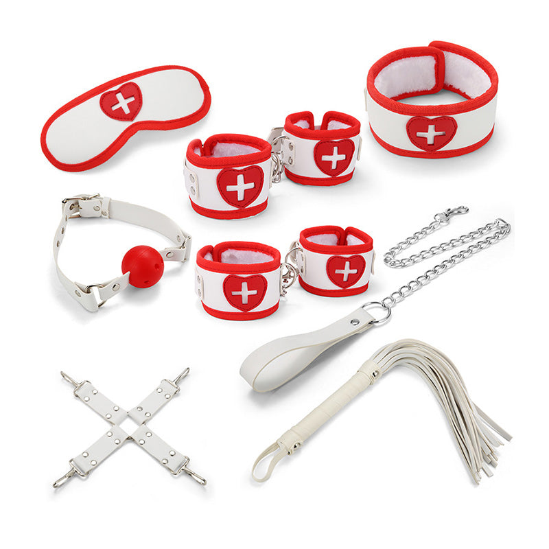 BDSM Beginner Role Play Toy, Sex Bondage Kits 8 Pcs
