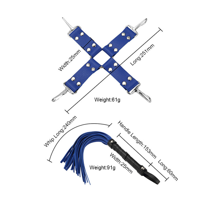 BDSM Beginner Role Play Toy, Sex Bondage Kits 8 Pcs